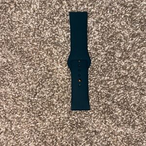 Replacement Silicone Wristband in Deep Teal for Smartwatches